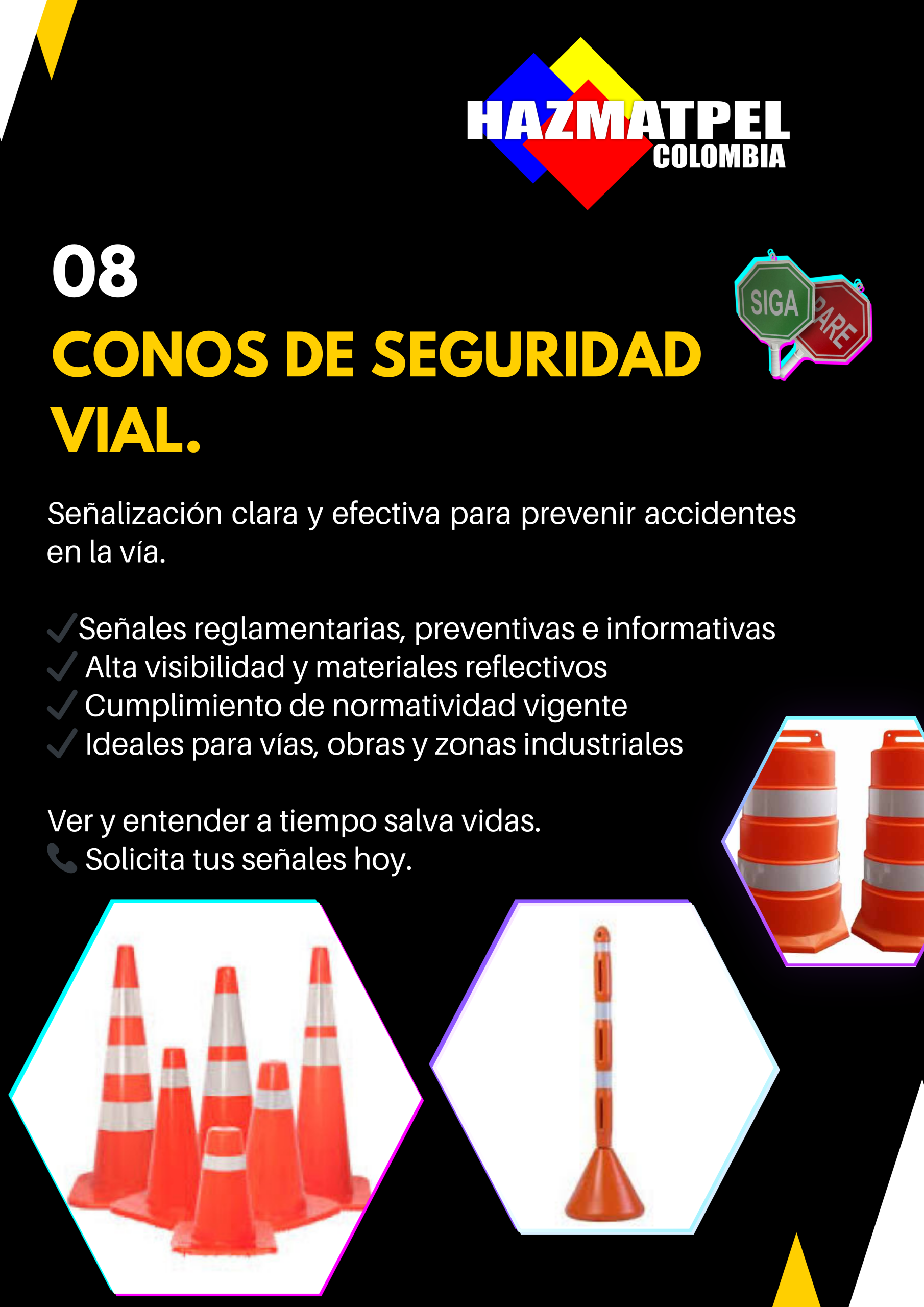 CONOS DE SEGURIDAD VIAL