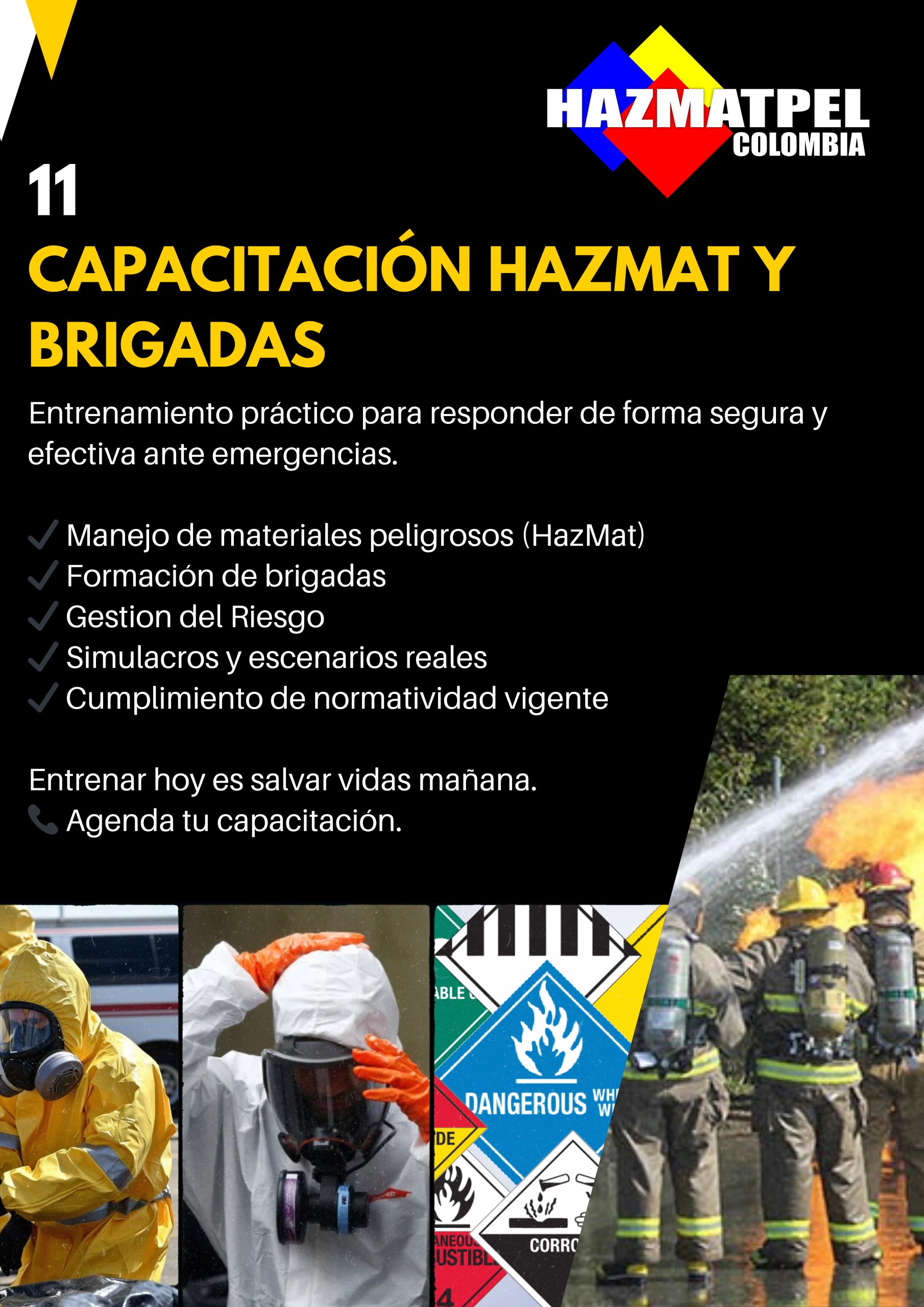 CAPACITACIÓN BRIGADAS & HAZMAT 