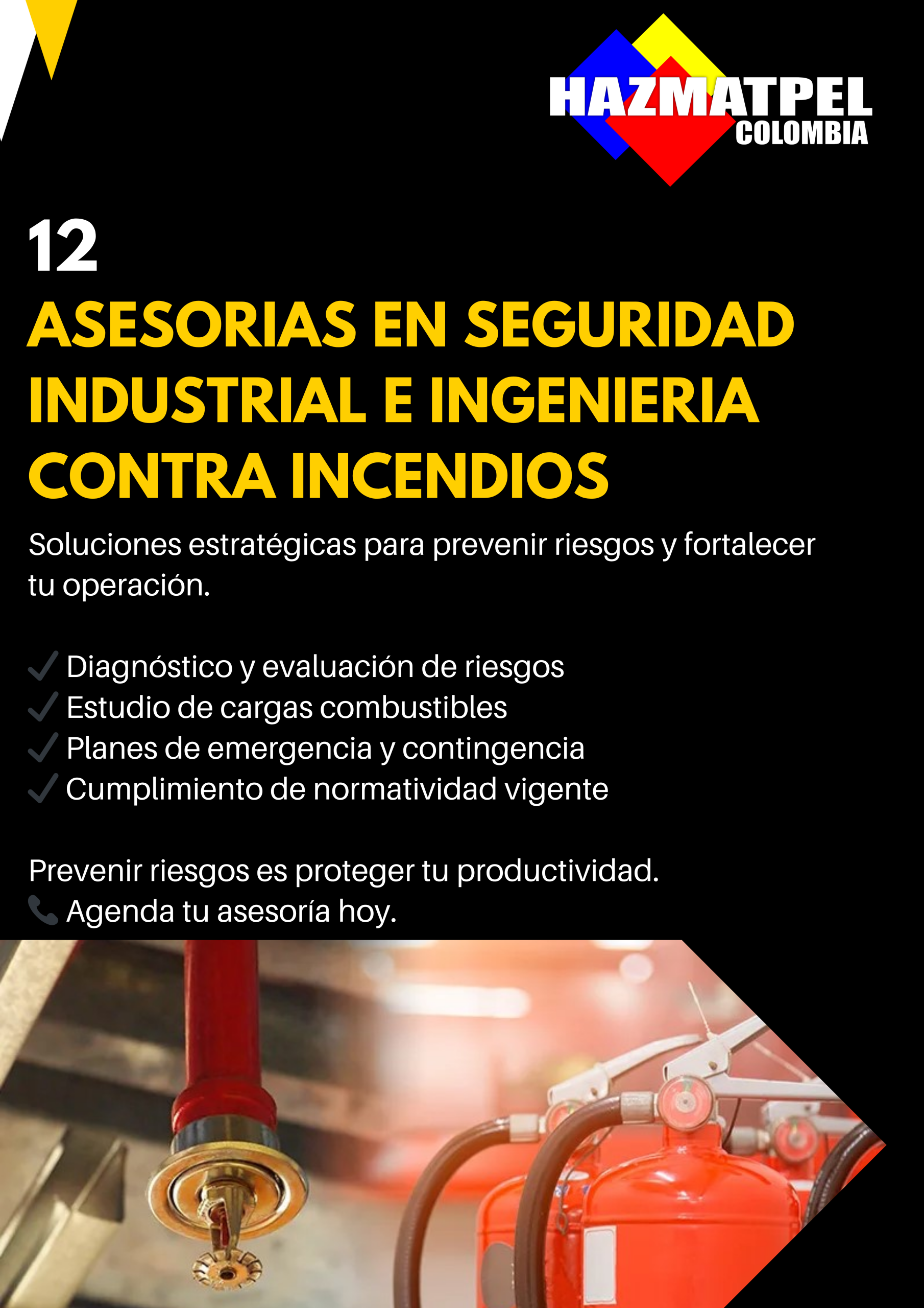 ASESORÍAS EN SEGURIDAD INDUSTRIAL & INGENIERÍA CONTRA INCENDIOS