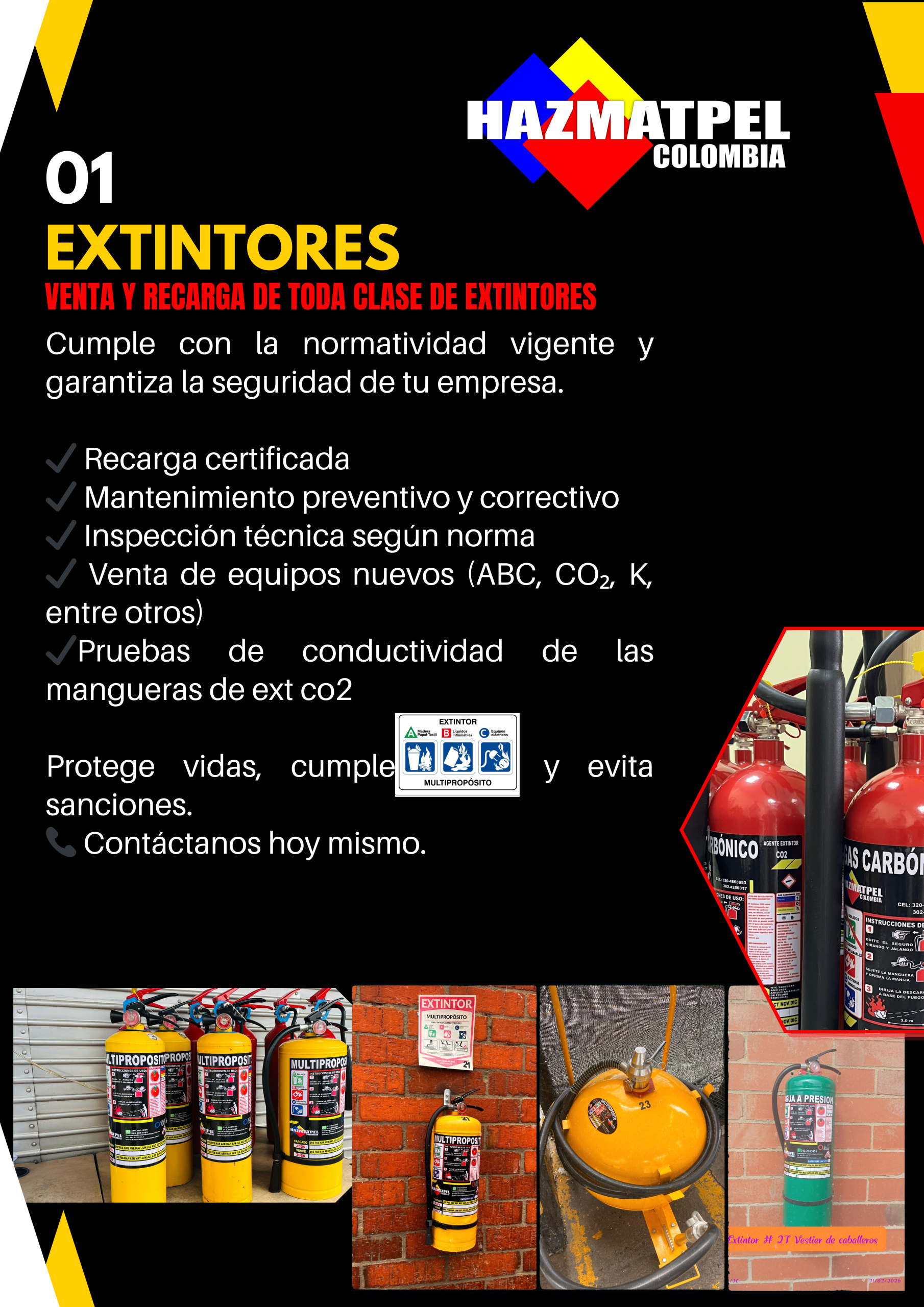 EXTINTORES. VENTA Y RECARGA