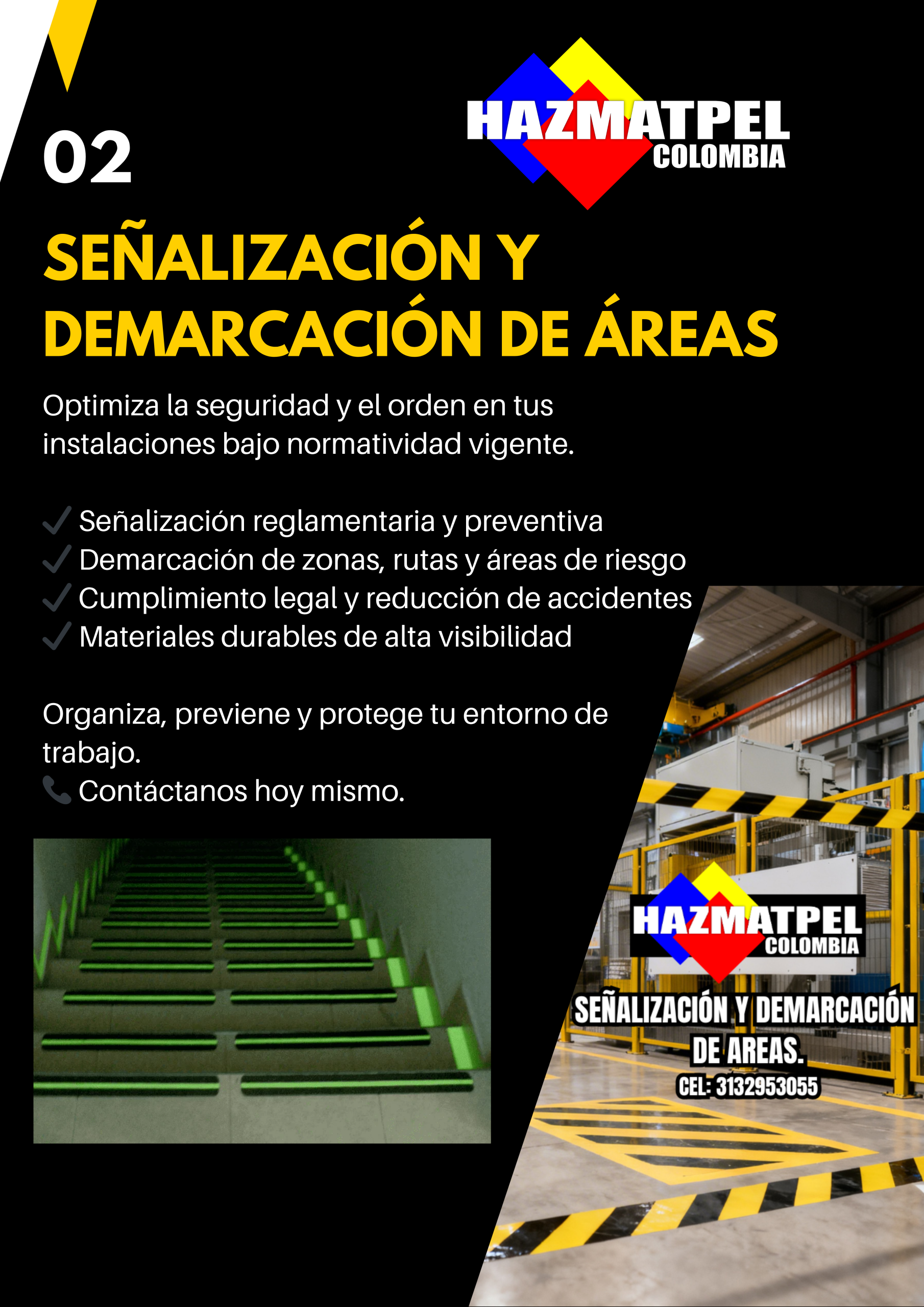 SEÑALIZACIÓN Y DEMARCCIÓN DE ÁREAS 